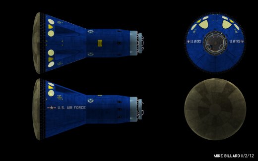 Blue Gemini Command Module